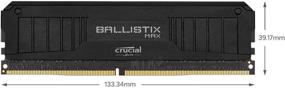 img 3 attached to 💥 Enhance Gaming Performance with Crucial Ballistix RGB 3000 MHz DDR4 DRAM Desktop Memory - 8GB CL15 BL8G30C15U4BL (Black)