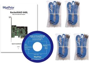 img 1 attached to High Point RocketRAID 640L Internal 4 SATA Port RAID Controller -Lite Version: PCI-Express 2.0 x4 SATA 6Gb/s