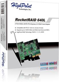 img 2 attached to High Point RocketRAID 640L Internal 4 SATA Port RAID Controller -Lite Version: PCI-Express 2.0 x4 SATA 6Gb/s