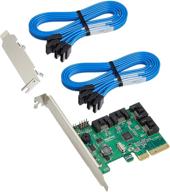 high point rocketraid 640l internal 4 sata port raid controller -lite version: pci-express 2.0 x4 sata 6gb/s logo