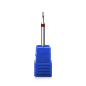 img 4 attached to 💅 Rolabling Mini Bullet Alloy Nail Drill Bit: Perfect Cuticle Cleaning, Gel Removal & Salon-Quality Manicure Tool