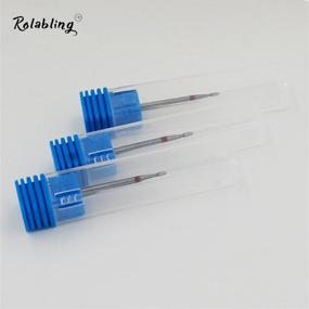 img 1 attached to 💅 Rolabling Mini Bullet Alloy Nail Drill Bit: Perfect Cuticle Cleaning, Gel Removal & Salon-Quality Manicure Tool