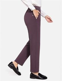 img 2 attached to 👖 Comfortable and Stylish BALEAF Women's Fleece Lined Pants: Perfect for Casual Work and Everyday Wear with Convenient Zipper Pockets