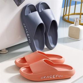 img 3 attached to 👣 Comfortable Lelayoon Slides Sandals: Top-notch Shower Slippers for Boys