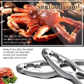 img 3 attached to Crab Leg Crackers Tools Shellfish Kitchen & Dining for Kitchen Utensils & Gadgets