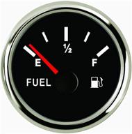 ⛽ enhance marine fuel monitoring with samdo universal fuel level gauge - 52mm, 0-190ohm signal, backlight, 12v/24v silver logo