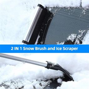 img 2 attached to Vokua Car Windshield Sun Shade: Foldable UV Ray Protector for Vans, Trucks, Sedans, SUVs - 🚗 Keeps Your Vehicle Cool, Damage-Free, and with Easy Usage - Defends Against Sun, Snow, Ice, and Frost