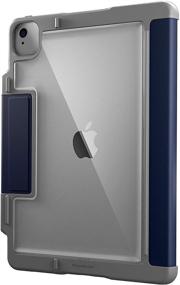 img 1 attached to 📱 STM Dux Plus iPad Air 4th Gen Case - Midnight Blue: Ultimate Protection and Style (stm-222-286JT-03)