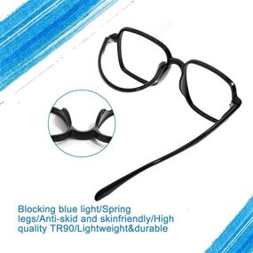 img 2 attached to White Pine Lightweight Irregularly Eyeglasses