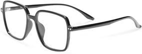 img 4 attached to White Pine Lightweight Irregularly Eyeglasses