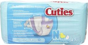 img 3 attached to 👶 Cuties Newborn Baby Diapers: 42-Count Pack for Optimal Comfort and Protection