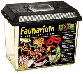 img 1 attached to 🦎 Exo Terra Faunarium: Compact Plastic Reptile Terrarium for Sale