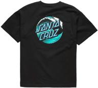 🌊 stylish santa cruz big boys' wave dot shirts: surf-inspired fashion for young adventurers logo