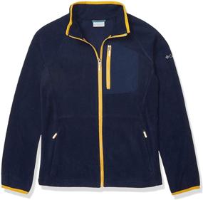 img 3 attached to 🧥 Cozy and Convenient: Columbia Kids' Fast Trek III Fleece Full Zip Jacket
