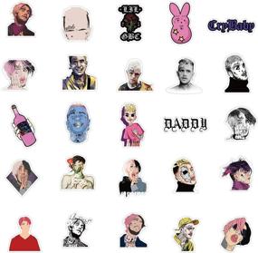 img 3 attached to 🎶 Exclusive Collection of 50 Lil Peep Stickers for Hydro Flask, Laptop, Water Bottle, and more!