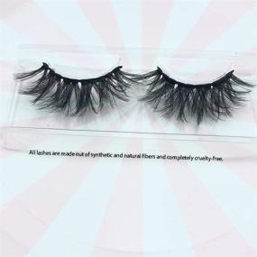 img 1 attached to Lashes Eyelashes Dramatic Thick False