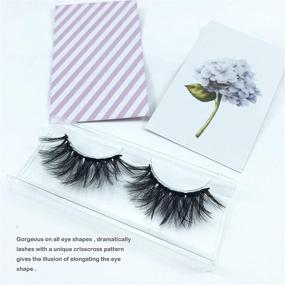 img 2 attached to Lashes Eyelashes Dramatic Thick False