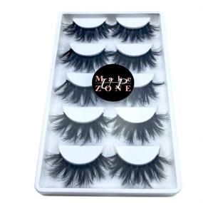 img 4 attached to Lashes Eyelashes Dramatic Thick False