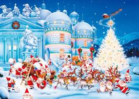 img 1 attached to Piatnik Christmas Factory Puzzle Jigsaw: A Delightfully Festive Challenge!