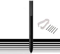 black biu-boom s pen tab s3 stylus pen replacement - sm-t820 sm-t825 t827 ej-pt820bbeguj touch screen stylet for samsung galaxy spen 9.7 - compatible with tab s3/tab a/note/galaxy book - includes tips/nibs logo