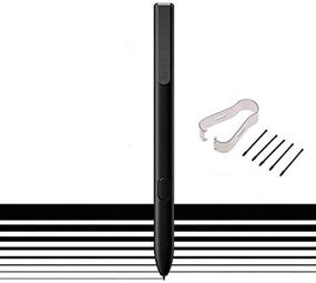 img 4 attached to Black Biu-Boom S Pen Tab S3 Stylus Pen Replacement - SM-T820 SM-T825 T827 EJ-PT820BBEGUJ Touch Screen Stylet for Samsung Galaxy Spen 9.7 - Compatible with Tab S3/Tab A/Note/Galaxy Book - Includes Tips/Nibs