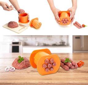 img 3 attached to 🌭 Sausage Maker & Mold Machine: Create Delectable Sausages, Balls, Dough, Doughnuts, and More with this Ultimate Kitchen Baking and Cooking Tool!