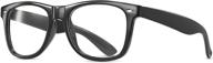 stylish square rimmed clear glasses: the iconic eyewear choice logo