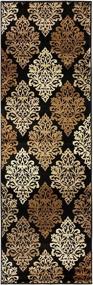 img 3 attached to Enhance Your Décor with the Exquisite SUPERIOR Designer 2.6' x 8' Danvers Collection Area Rug in Elegant Black