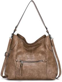 img 4 attached to 👜 KL928 Женские сумки и кошельки: Стильные плечевые сумки "хобо" с верхней ручкой для женщин