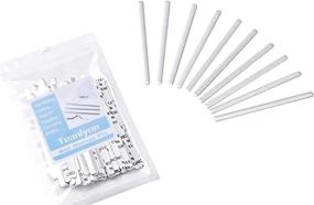 img 1 attached to 📎 50pcs Aluminum Nose Bridge for Mask: Adhesive Flat Nose Clip Wire for Sewing Crafts