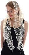 👰 lace mantilla veil church scarf for mass weddings and bridesmaids logo