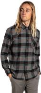 мужская рубашка volcom caden sleeve flannel в отбеленном цвете - оптимизирована для seo. логотип