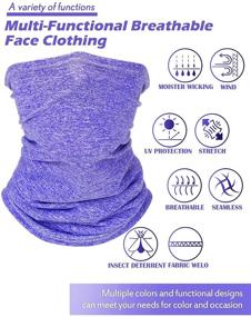 img 1 attached to 🔒 Ultimate Shield: Reusable and Washable Balaclava for Men's Accessories