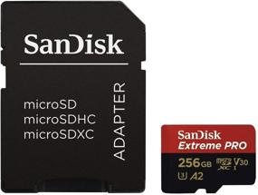 img 1 attached to 📸 SanDisk 256GB Extreme Pro Class 10 Micro SD Card for Samsung Galaxy Note 20 Ultra 5G, Note 20 Ultra, Note 10+, Note 10 Plus 5G Bundled with 1 Everything But Stromboli Memory Card Reader