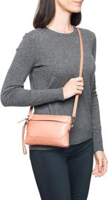 img 3 attached to Frye Melissa Crossbody Wristlet Beige