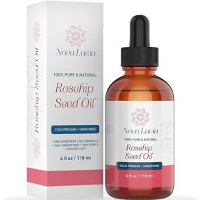 img 4 attached to 🌹 Organic Cold Pressed Rosehip Oil: Moisturizer for Face, Hair, Skin, and Nails - Acne Spot Treatment, Stretch Mark and Scar Removal. Rose Hip Facial Serum - Face, Hair, and Skin Oil, Hair Treatment. 4 oz.