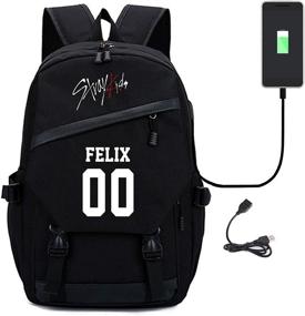 img 4 attached to CHAIRAY Charging Backpack - Seungmin 🎒 Knapsack Backpack with Integrated USB Charging Functionality
