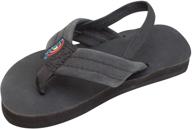 👦 kids' single layer premier leather sandals by rainbow sandals - available in kids sizes logo