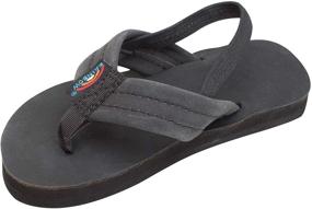 img 4 attached to 👦 Kids' Single Layer Premier Leather Sandals by Rainbow Sandals - Available in Kids Sizes