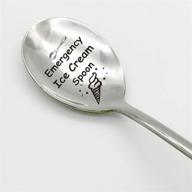 kitchen essentials: emergency ice cream spoon set - perfect gifts for kids & adults who love ice cream logo