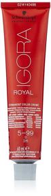 img 4 attached to Introducing Schwarzkopf IGORA ROYAL 5-99 Light Brown Violet Extra 60ml - Achieve Stunning Violet Tones!