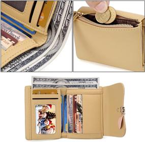img 1 attached to Marggage Quilted Wristlet Organizer Billfold Women's Handbags & Wallets in Wallets