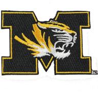 yibuoo missouri tigers embroidered patch for vest, 🐯 jacket, cap, hoodie, backpack: iron on or sew on patch logo