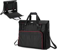 curmio apple imac 21.5'' travel bag: portable carrying case for monitor & accessories, black logo