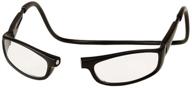 👓 clic magnetic reading glasses, computer readers with replaceable lens and adjustable temples (black, 1.75 magnification) - enhanced seo logo