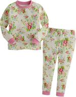 🐇 vaenait baby kids toddler junior girls flower rabbit easter sleepwear pajamas set of 2 logo