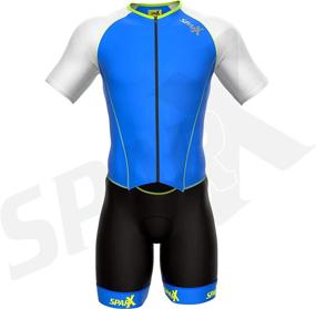 img 3 attached to 🏊 Sparx Men's Elite Aerosuit Triathlon Suit - Short Sleeve Tri Suit Skinsuit