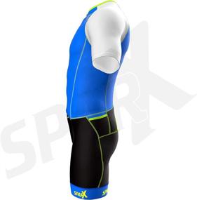 img 2 attached to 🏊 Sparx Men's Elite Aerosuit Triathlon Suit - Short Sleeve Tri Suit Skinsuit