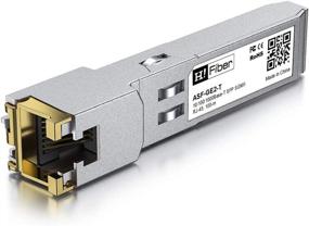 img 3 attached to 🔌 H!Fiber.com 1000Base-T Copper SFP to RJ45 Module: Compatible with Ubiquiti UF-RJ45-1G, Unifi SFP, Mikrotik and More! 100m Range, 2 Pack