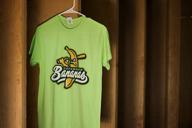 official savannah bananas heathered t shirt men's clothing logo